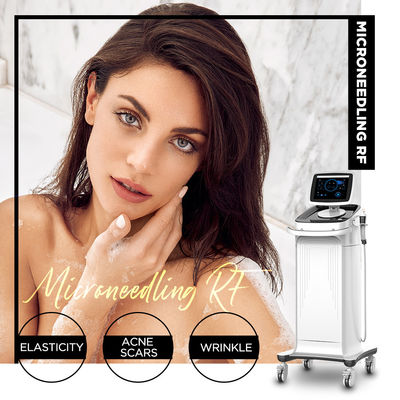 Máy Microneedling RF Fractional trắng cố định cho tiệm spa