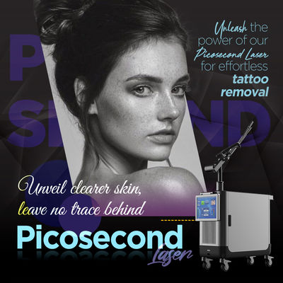 OEM chuyên nghiệp Picosecond Laser Removal Nd Yag Laser Picolaser Máy cắt xăm