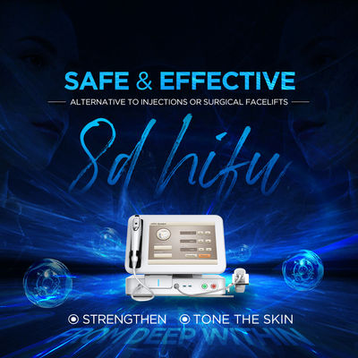 Máy siêu âm tập trung cường độ cao Hifu 8d Face Machine AC110V-240V